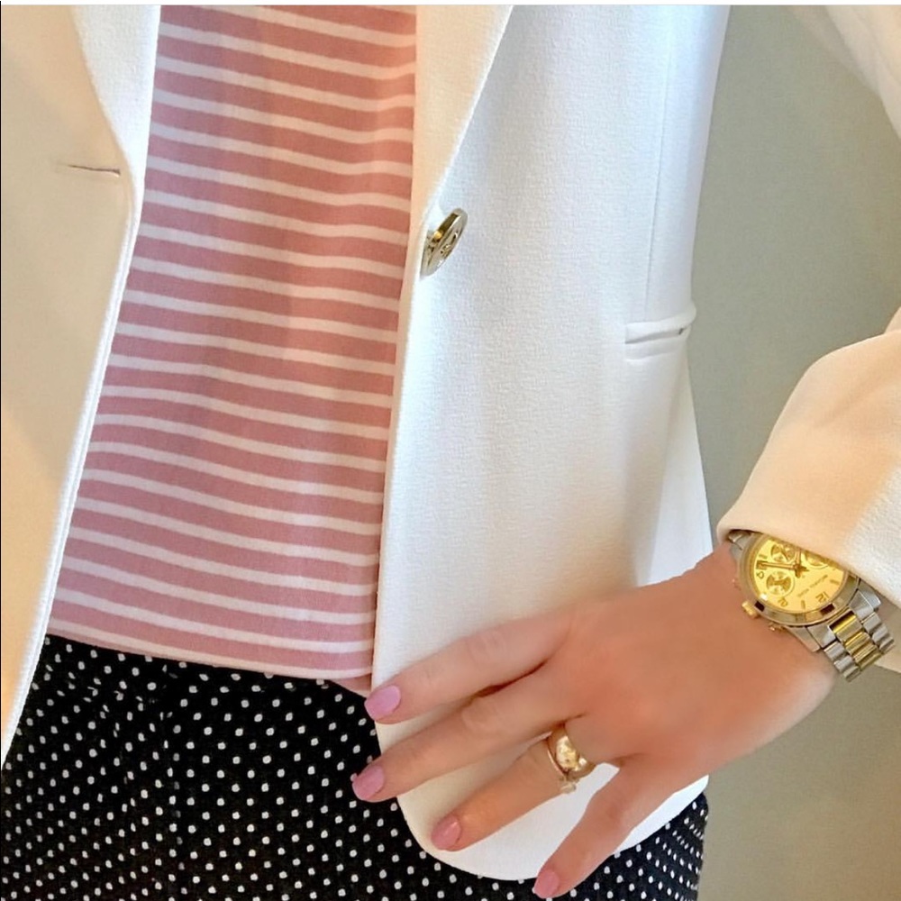 J Crew cafe Capri pants in tiny dots - Picture 2 of 6
